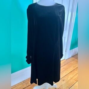 Ralph Lauren Black Velvet Dress